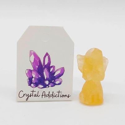 Orange Calcite Angel # 39