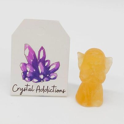 Orange Calcite Angel # 4