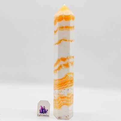 Orange Calcite Tower XXL # 86