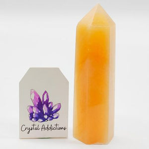 Orange Calcite Point # 147