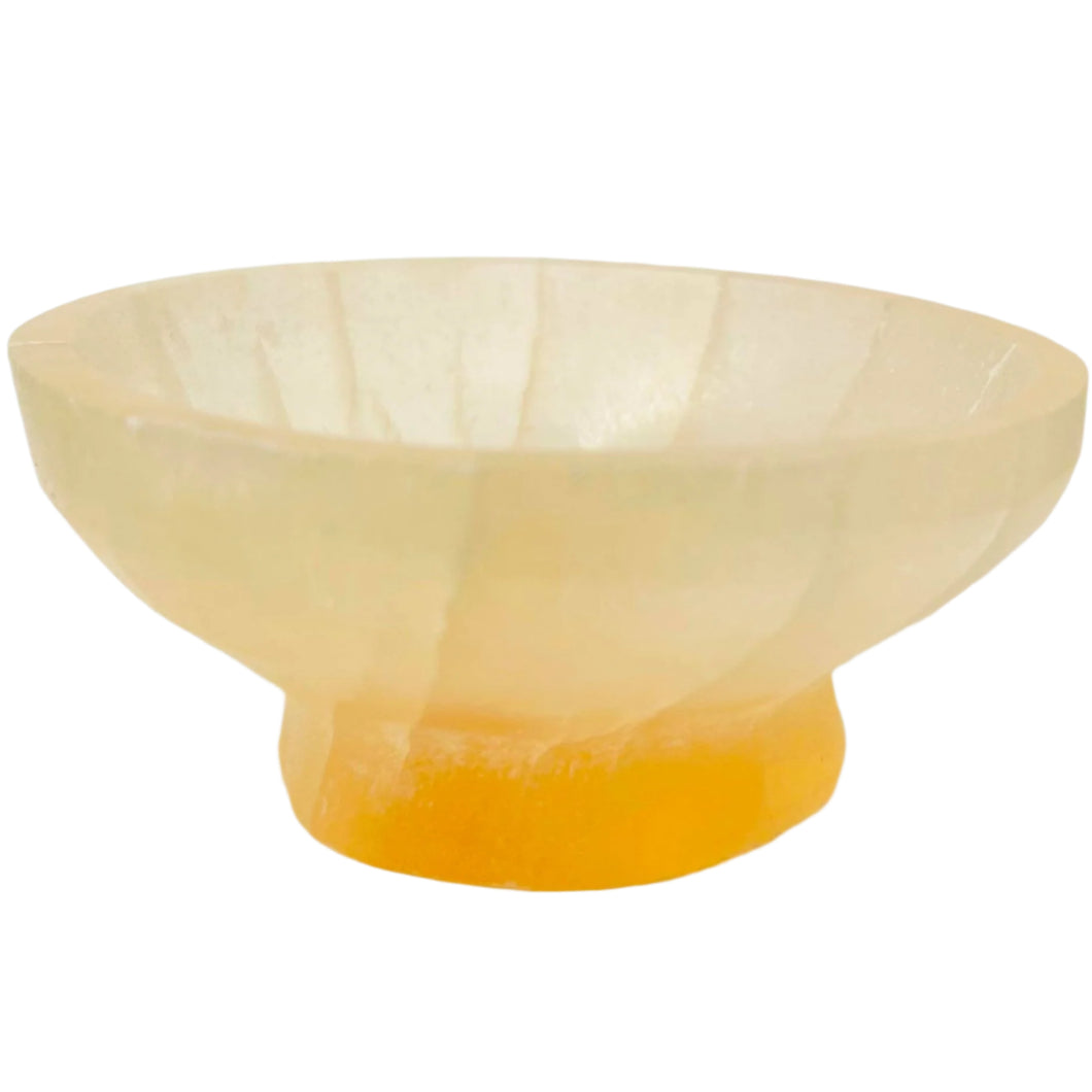 Orange Selenite Bowl