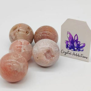 Pink Amethyst Mini Spheres