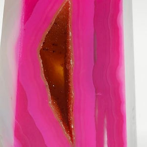 Pink Druzy Agate Point # 120