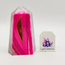 Load image into Gallery viewer, Pink Druzy Agate Point # 120
