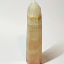 Pink Banded Calcite Point # 93