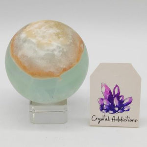 Pistachio Caribbean Calcite Sphere # 144