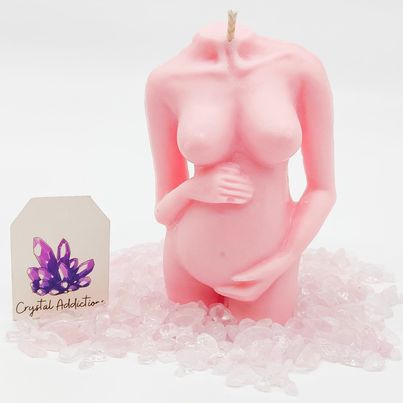 Pregnant Goddess Candle