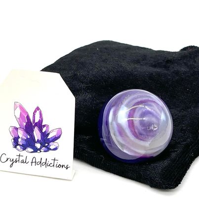 Purple Agate Sphere # 102