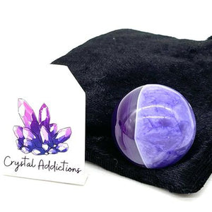 Purple Agate Sphere # 114