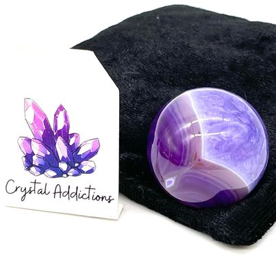 Purple Agate Sphere # 126