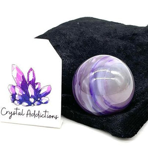 Purple Agate Sphere # 38