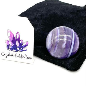 Purple Agate Sphere # 44