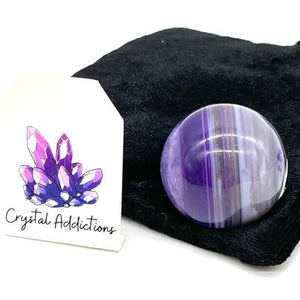 Purple Agate Sphere # 76