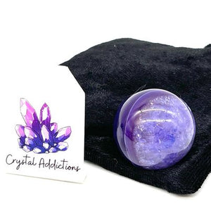 Purple Agate Sphere # 96