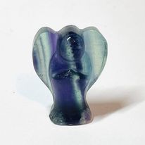 Rainbow Fluorite Angel # 154