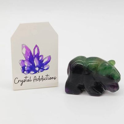 Rainbow Fluorite Bear # 152