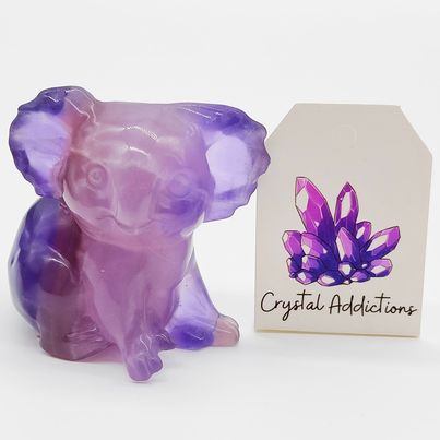 Rainbow Fluorite Koala # 163