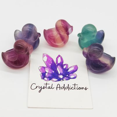 Fluorite Mini Ducks