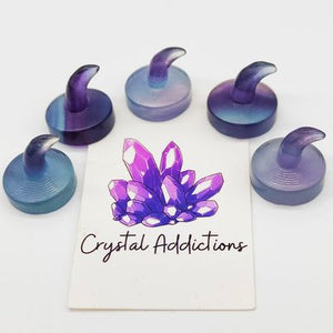 Rainbow Fluorite Mini Witches Hat