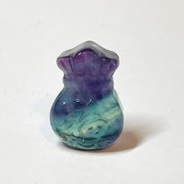 Rainbow Fluorite Money Bag # 200