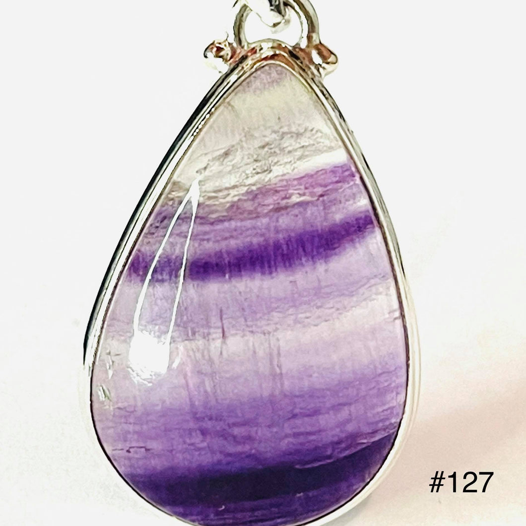 Rainbow Fluorite Pendant # 127