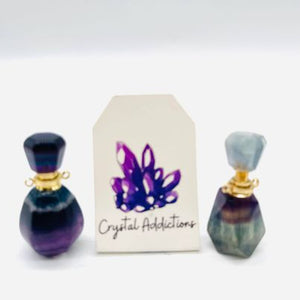 Rainbow Fluorite Perfume Bottles