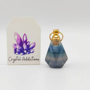 Rainbow Fluorite Perfume Bottle # 77