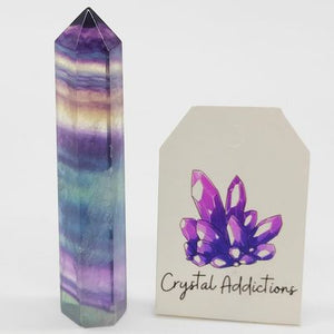 Rainbow Fluorite Point # 53