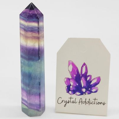Rainbow Fluorite Point # 53