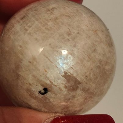 Rainbow Moonstone Sphere # 16