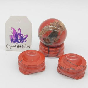 Red Jasper Small Sphere Stand