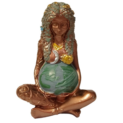 Mother Earth Bronze Resin Statue - Small