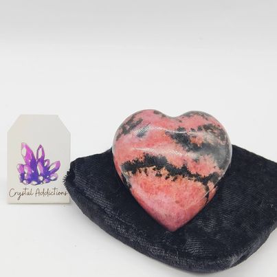 Rhodonite Heart # 190