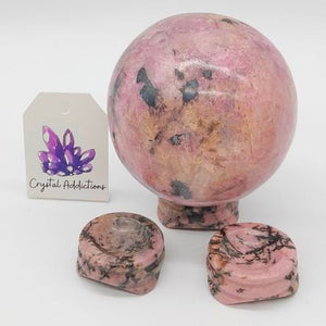 Rhodonite Sphere Stand