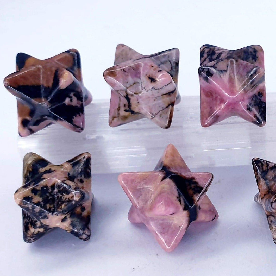 Rhodonite Merkaba Small