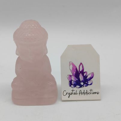 Rose Quartz Buddha  # 189