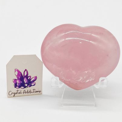 Rose Quartz Heart # 72