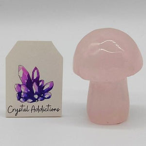 Rose Quartz Large Mushroom # 128