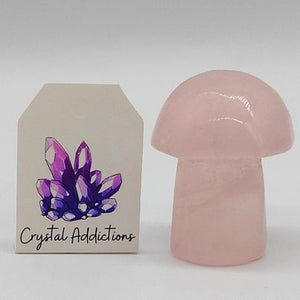 Rose Quartz Large Mushroom # 180