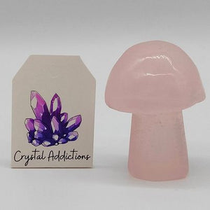 Rose Quartz Large Mushroom # 26