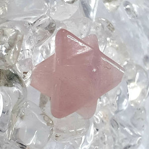 Rose Quartz Merkaba Small