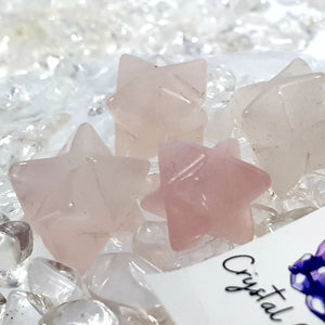 Rose Quartz Merkaba Small