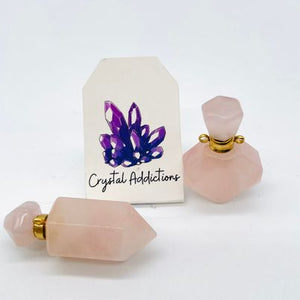 Rose Quartz Perfume Bottles