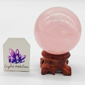 Rose Quartz Sphere # 124