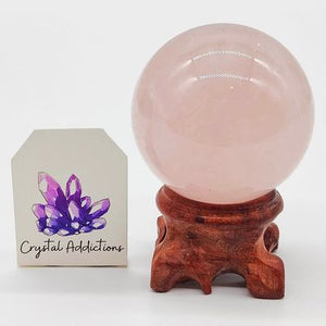 Rose Quartz Sphere # 136