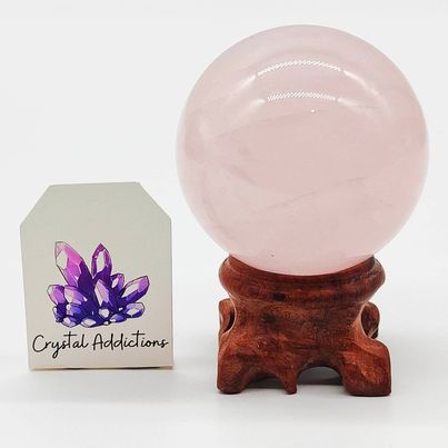 Rose Quartz Sphere # 162