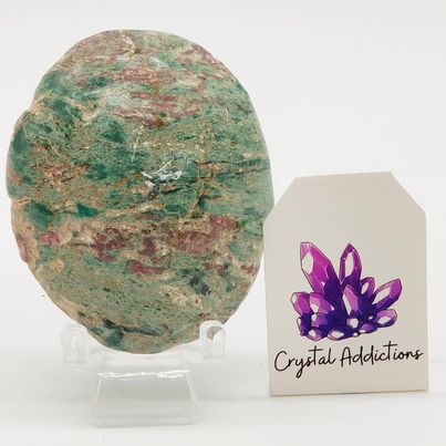 Ruby in Fuchsite Palm Stone # 137