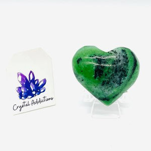 Ruby in Zoisite Heart # 159