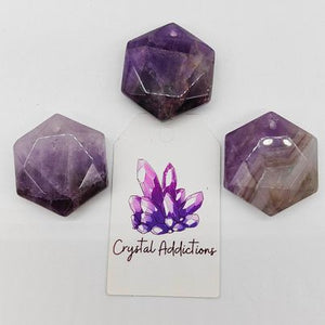 Amethyst Drilled Star of David