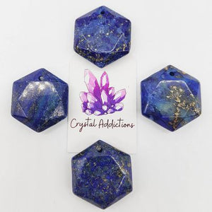 Lapis Lazuli Drilled Star of David